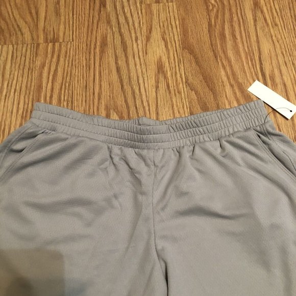 Athletic Works youth girls size xl plus (14-16) Core shorts Grey elastic wasit - Picture 3 of 7